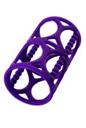 A-TOYS, nakładka na penisa z silikonu, fioletowa, 7,5 cm