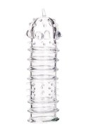 A-TOYS: Transparentna Nakładka Powiększająca na Penisa z TPR, 15.3 cm