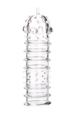 A-TOYS: Transparentna Nakładka Powiększająca na Penisa z TPR, 15.3 cm