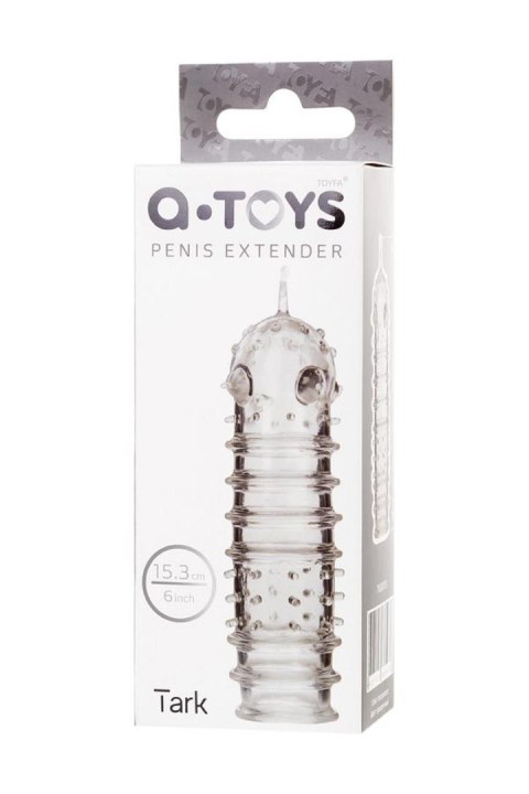 A-TOYS: Transparentna Nakładka Powiększająca na Penisa z TPR, 15.3 cm
