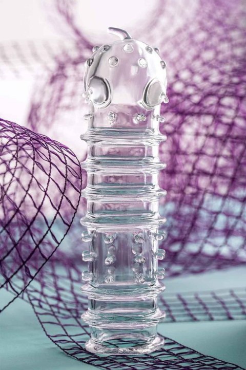 A-TOYS: Transparentna Nakładka Powiększająca na Penisa z TPR, 15.3 cm