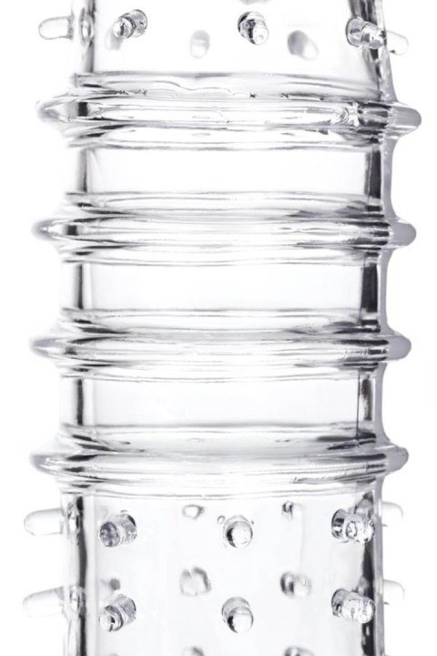 A-TOYS: Transparentna Nakładka Powiększająca na Penisa z TPR, 15.3 cm