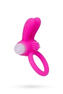 A-TOYS Wibrujący Pierścień Penisa Rabbi, Silikonowy, Różowy, Średnica 2.5 cm