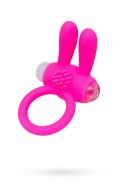 A-TOYS Wibrujący Pierścień Penisa Rabbi, Silikonowy, Różowy, Średnica 2.5 cm