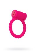 A-TOYS Silikonowy Wibrujący Pierścień Erekcyjny, Różowy, Ø3.5 cm