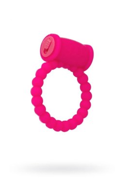 A-TOYS Silikonowy Wibrujący Pierścień Erekcyjny, Różowy, Ø3.5 cm