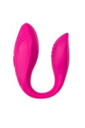 A-TOYS Cobrum – Różowy wibrator silikonowy dla par, 9,6 cm