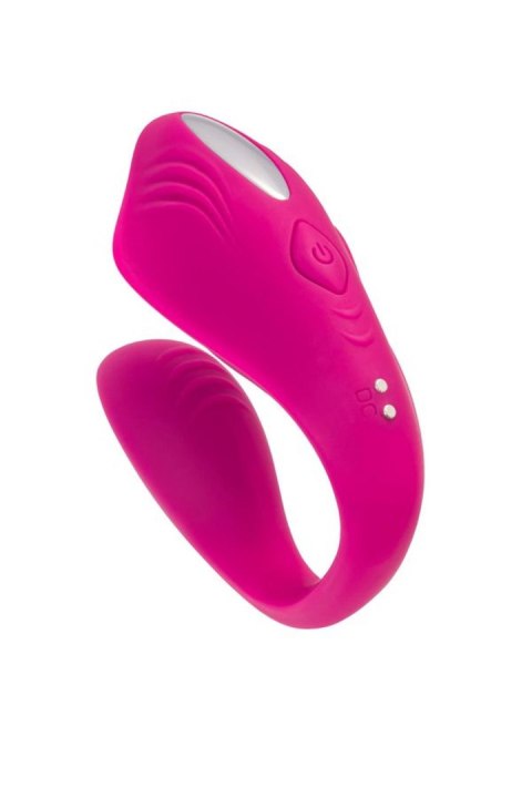 A-TOYS Cobrum – Różowy wibrator silikonowy dla par, 9,6 cm