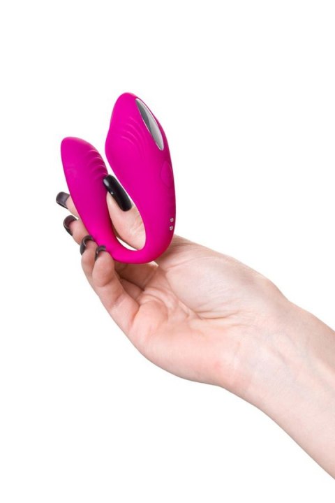 A-TOYS Cobrum – Różowy wibrator silikonowy dla par, 9,6 cm
