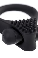 A-Toys BRID Wibrujący Pierścień Erekcyjny, Czarny