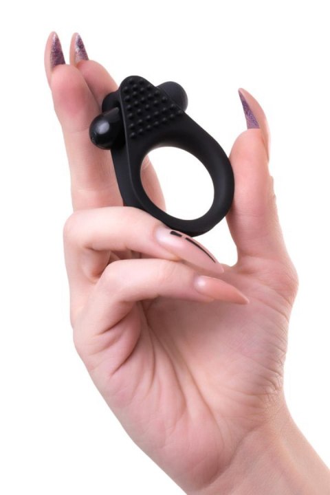 A-Toys BRID Wibrujący Pierścień Erekcyjny, Czarny