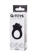 A-Toys BRID Wibrujący Pierścień Erekcyjny, Czarny