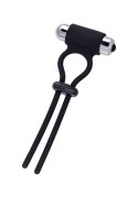 A-Toys Jat, Czarny Silikonowy Lasso Zwiększające Erekcję, 14 cm