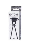 A-Toys Jat, Czarny Silikonowy Lasso Zwiększające Erekcję, 14 cm