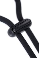 A-Toys Jat, Czarny Silikonowy Lasso Zwiększające Erekcję, 14 cm