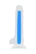 BEYOND BY TOYFA Bruce Glow Blue – Realistyczne dildo świecące w ciemności, 16,5 cm