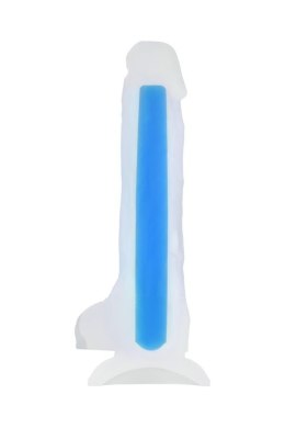 BEYOND BY TOYFA Bruce Glow Blue – Realistyczne dildo świecące w ciemności, 16,5 cm