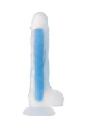 BEYOND BY TOYFA Bruce Glow Blue – Realistyczne dildo świecące w ciemności, 16,5 cm