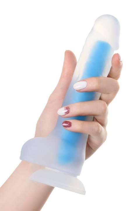 BEYOND BY TOYFA Steve Glow Blue – Realistyczne Dildo Świecące w Ciemności, 14,5 cm