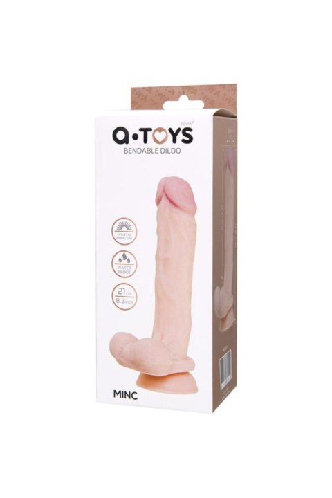 A-Toys by TOYFA Minc – Realistyczne Dildo z TPE, 21 cm Czystej Przyjemności