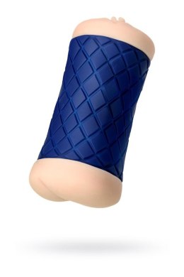 JOS LULU: Realistyczny dwustronny masturbator z TPR, 14.5 cm