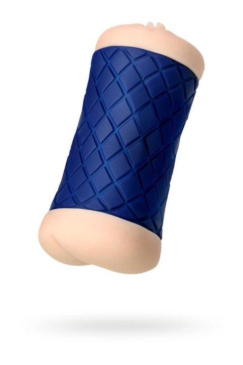 JOS LULU: Realistyczny dwustronny masturbator z TPR, 14.5 cm