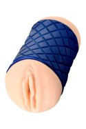 JOS LULU: Realistyczny dwustronny masturbator z TPR, 14.5 cm