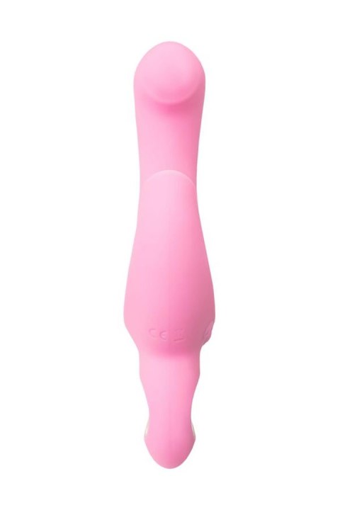 Wibrator JOS Twistme – Obrotowy Króliczek z Silikonu, Różowy, 19.5 cm