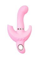 Wibrator JOS Twistme – Obrotowy Króliczek z Silikonu, Różowy, 19.5 cm