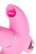 Wibrator JOS Twistme – Obrotowy Króliczek z Silikonu, Różowy, 19.5 cm