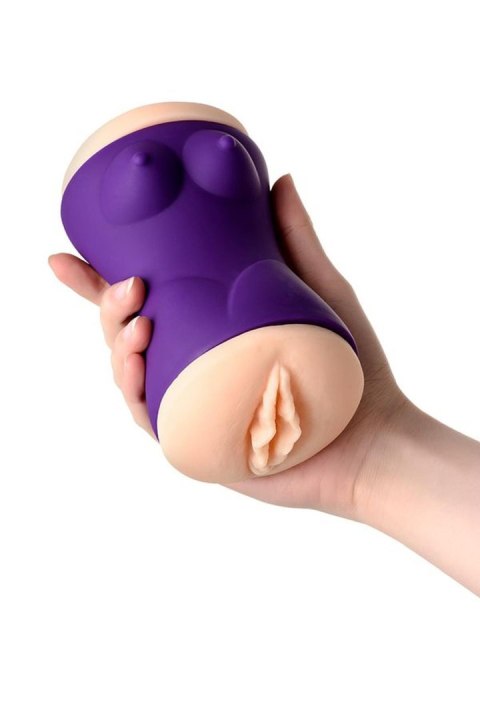 JOS Yara: Dwustronny Masturbator TPR, Zmysłowa Przyjemność, 17,5 cm