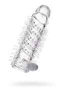 Nasadka powiększająca TOYFA A-Toys Fril z kulką wibracyjną, przezroczysta, 13,4 cm