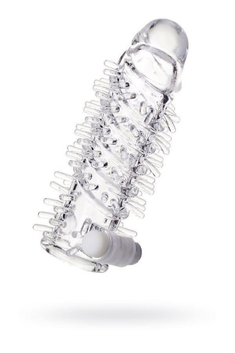 Nasadka powiększająca TOYFA A-Toys Fril z kulką wibracyjną, przezroczysta, 13,4 cm