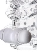 Nasadka powiększająca TOYFA A-Toys Fril z kulką wibracyjną, przezroczysta, 13,4 cm