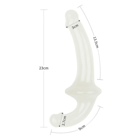 Lumino Play Podwójne Dildo Świecące w Ciemności – 10.5 cala