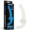 Lumino Play Podwójne Dildo Świecące w Ciemności – 10.5 cala