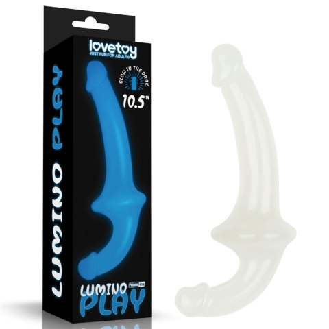 Lumino Play Podwójne Dildo Świecące w Ciemności – 10.5 cala