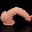 Olbrzymie Dwupoziomowe Dildo 11.5'' z Realistyczną Ruchomą Skórą