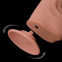 Olbrzymie Dwupoziomowe Dildo 11.5'' z Realistyczną Ruchomą Skórą