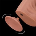 Olbrzymie Dwuwarstwowe Dildo 14'' z Realistyczną, Ślizgającą się Skórą
