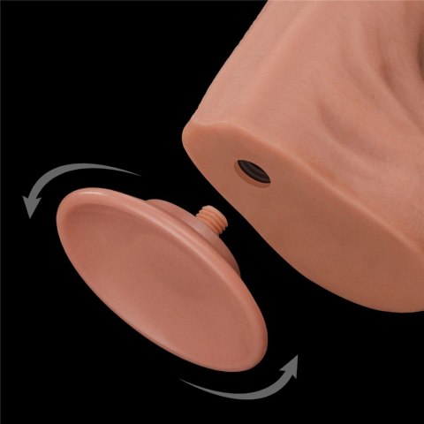 Olbrzymie Dwuwarstwowe Dildo 14'' z Realistyczną, Ślizgającą się Skórą