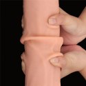 Olbrzymie Dwuwarstwowe Dildo 14'' z Realistyczną, Ślizgającą się Skórą