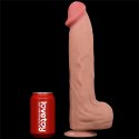 Olbrzymie Dwuwarstwowe Dildo 14'' z Realistyczną, Ślizgającą się Skórą