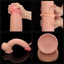 Olbrzymie Dwuwarstwowe Dildo 14'' z Realistyczną, Ślizgającą się Skórą