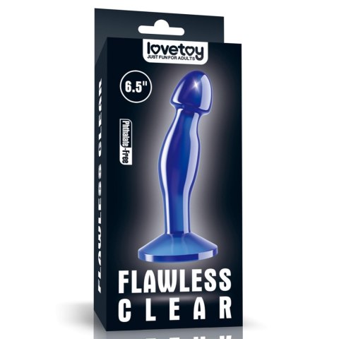 Flawless Clear 6.5'' – Nieskazitelnie Przejrzysty Korek Anusowy do Masażu Prostaty