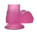 Kryształowe Dildo Jelly Studs 17,8 cm – Różowe