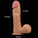 Legendarny, realistyczny dildo gigant (24,5 cm)