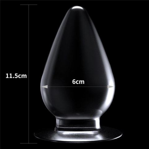 Nieskazitelny Transparentny Korek Analny 4,5''