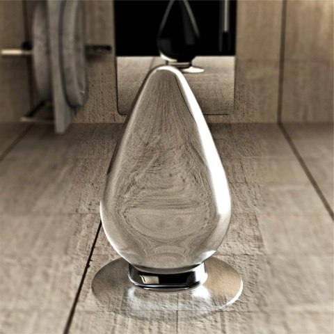 Nieskazitelny Transparentny Korek Analny 4,5''