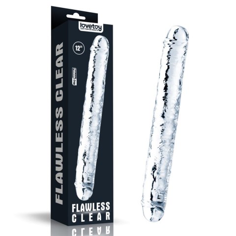 Krystaliczne Dildo Podwójne Lovetoy 12 cali